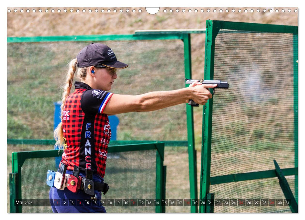 IPSC - Dynamischer Schießsport (CALVENDO Wandkalender 2025)