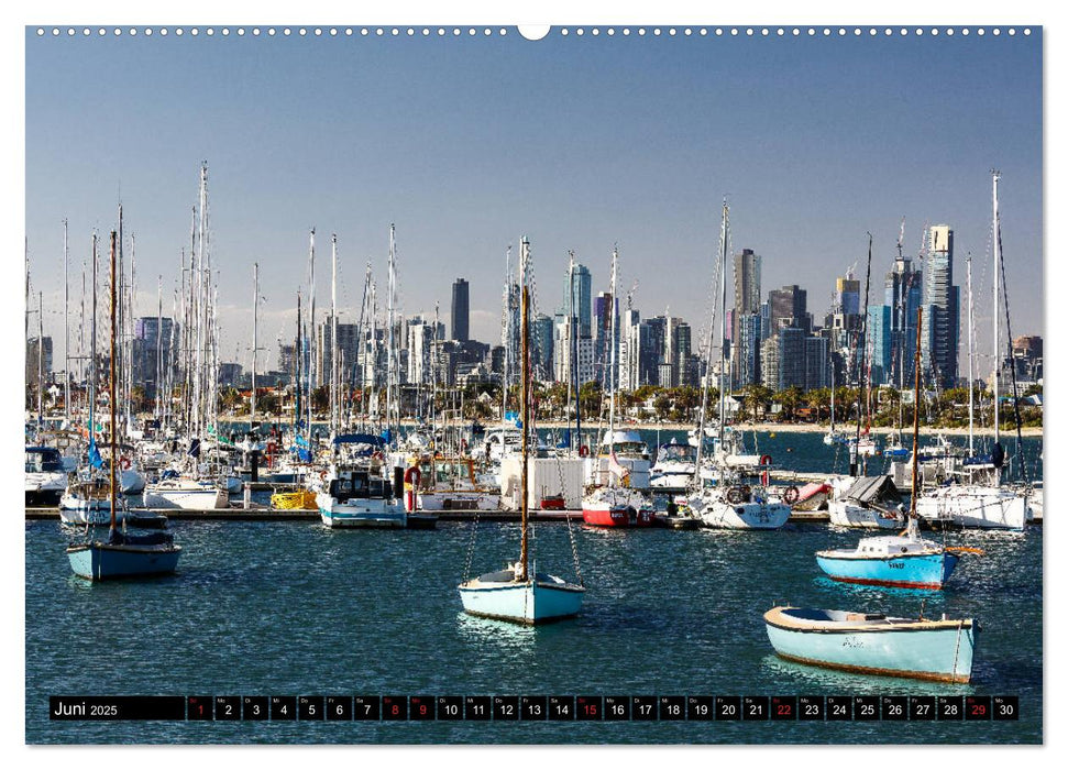 Metropolen der Welt - Melbourne (CALVENDO Premium Wandkalender 2025)