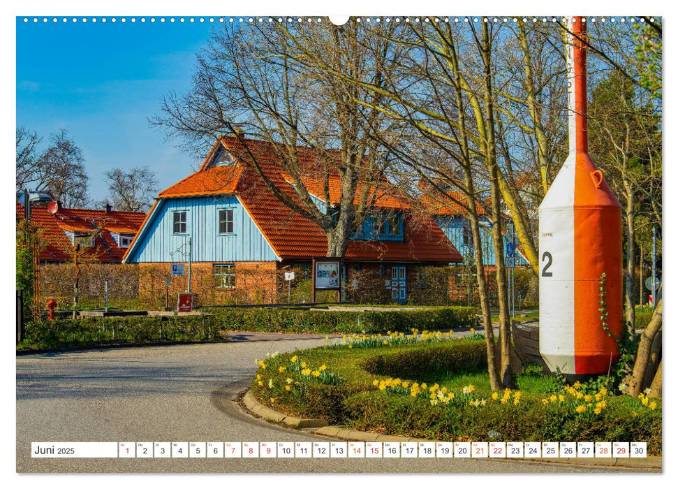 Zingst Stadtansichten (CALVENDO Premium Wandkalender 2025)