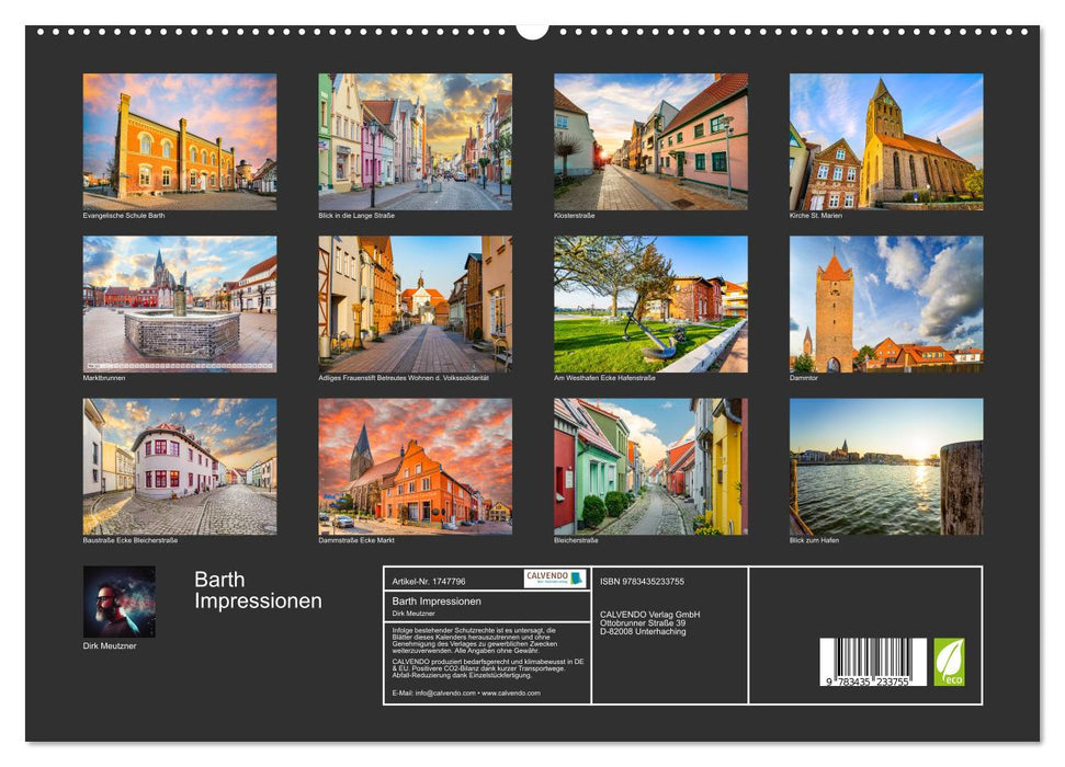 Barth Impressionen (CALVENDO Premium Wandkalender 2025)