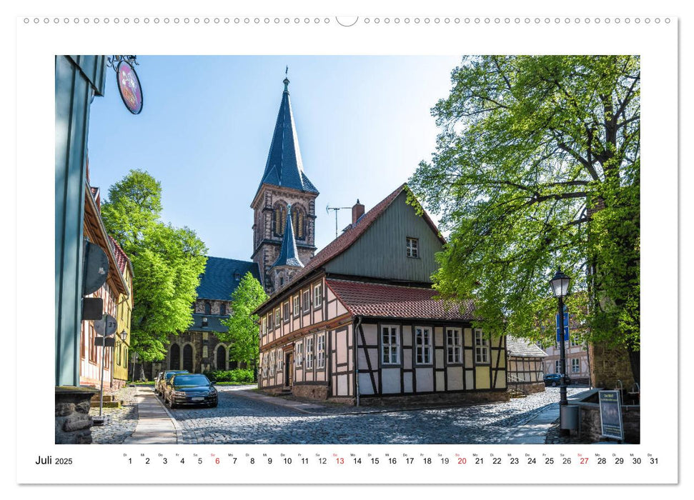 Wernigerode - Die Fachwerkstadt im Harz (CALVENDO Premium Wandkalender 2025)