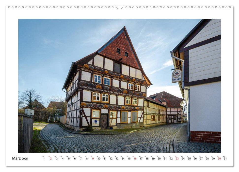 Fachwerkstadt Osterwieck (CALVENDO Premium Wandkalender 2025)