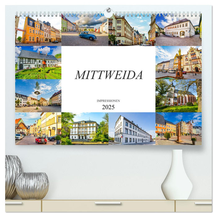 Mittweida Impressionen (CALVENDO Premium Wandkalender 2025)