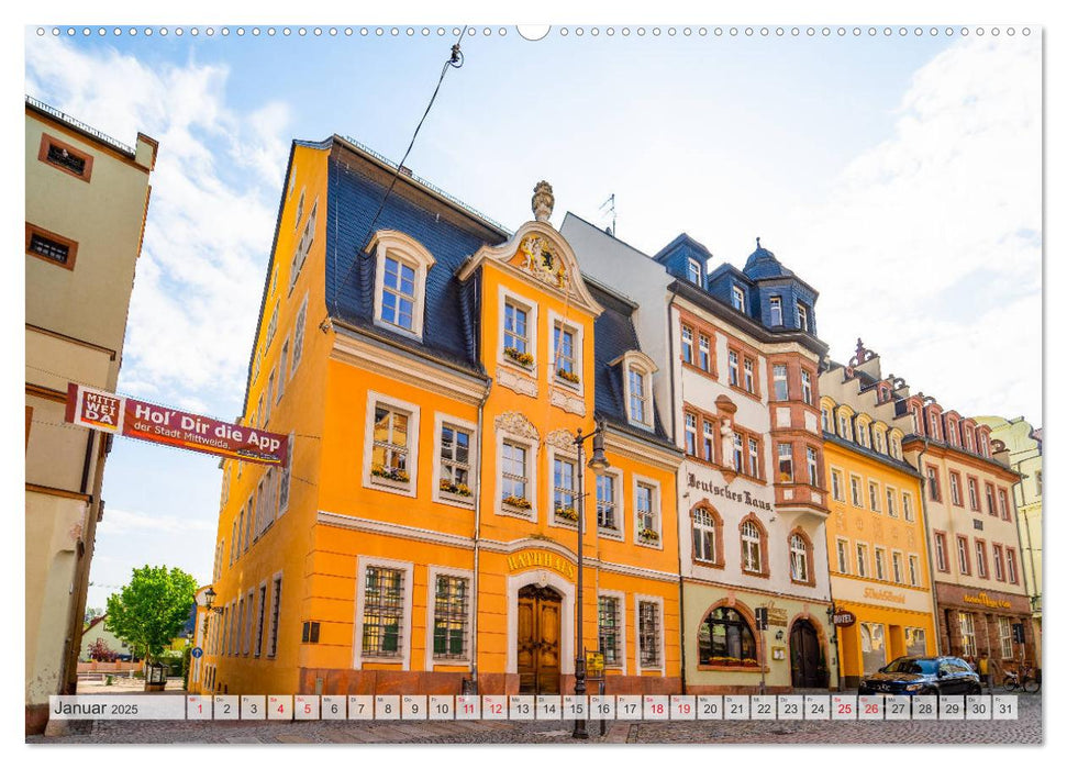 Mittweida Impressionen (CALVENDO Premium Wandkalender 2025)