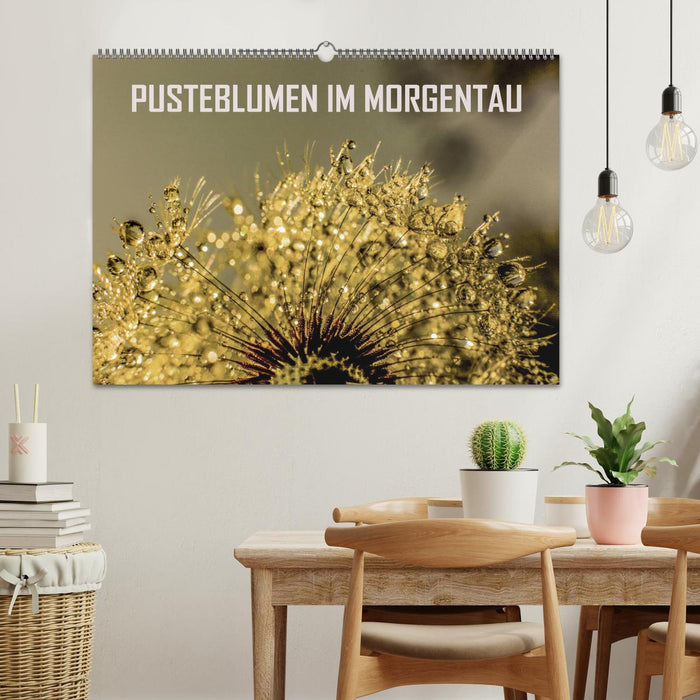 Pusteblumen im Morgentau (CALVENDO Wandkalender 2025)