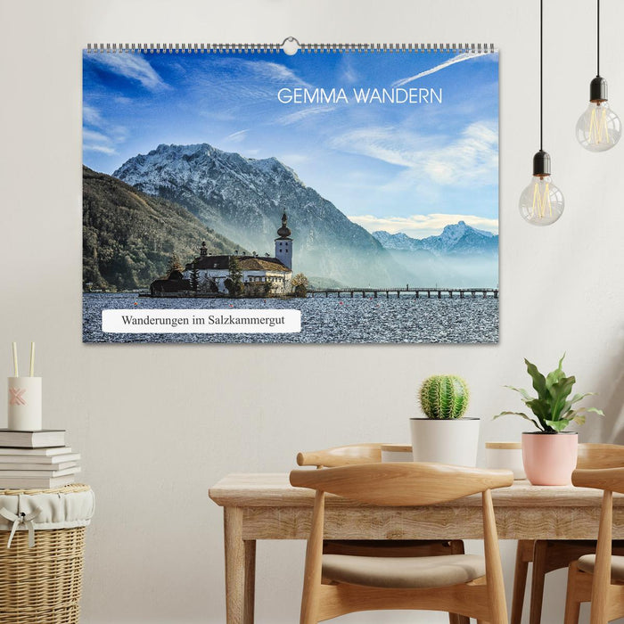 Gemma wandern - Wanderungen im Salzkammergut (CALVENDO Wandkalender 2025)