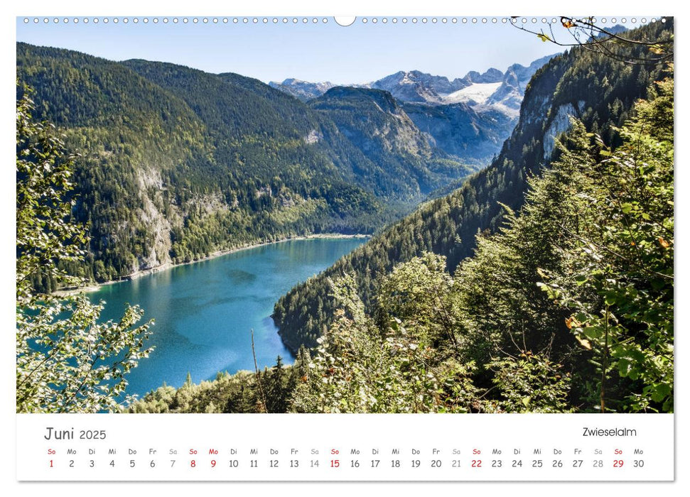 Gemma wandern - Wanderungen im Salzkammergut (CALVENDO Wandkalender 2025)