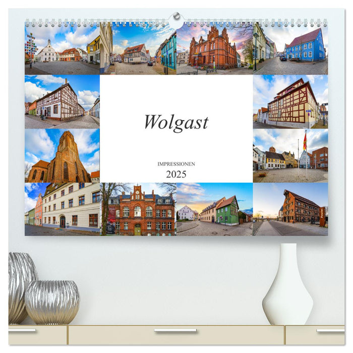 Wolgast Impressionen (CALVENDO Premium Wandkalender 2025)