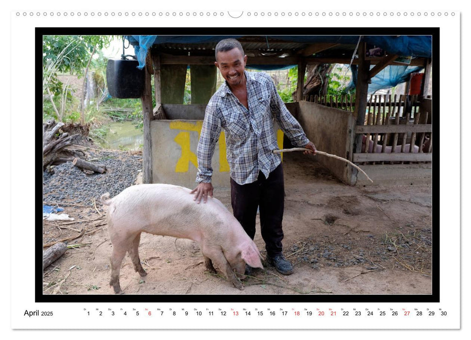 Thailand - auf stillen Wegen (CALVENDO Wandkalender 2025)