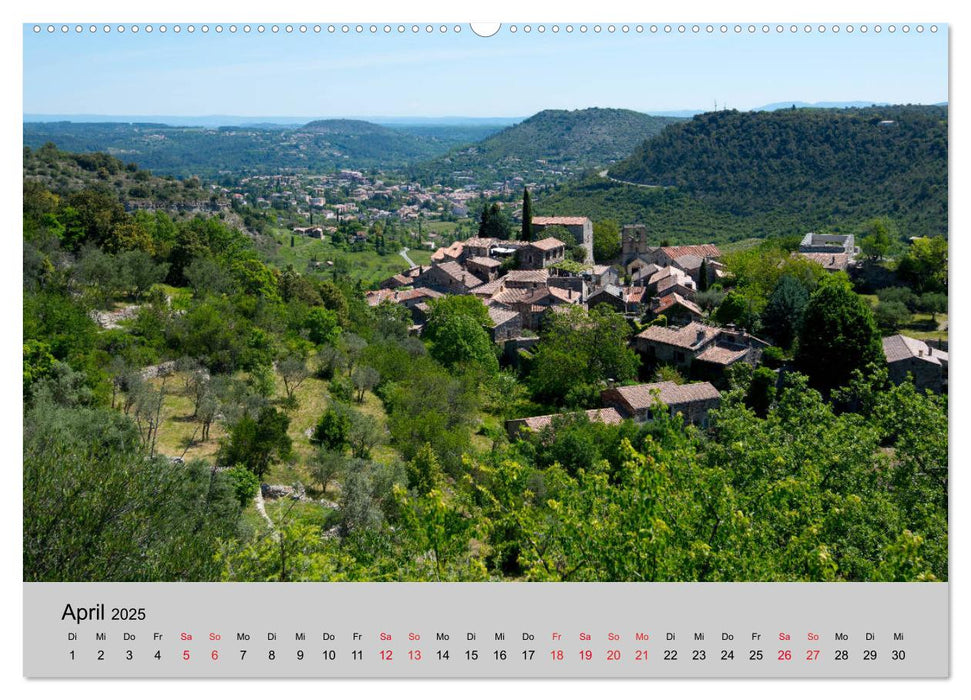 Bezaubernde Ardèche (CALVENDO Premium Wandkalender 2025)