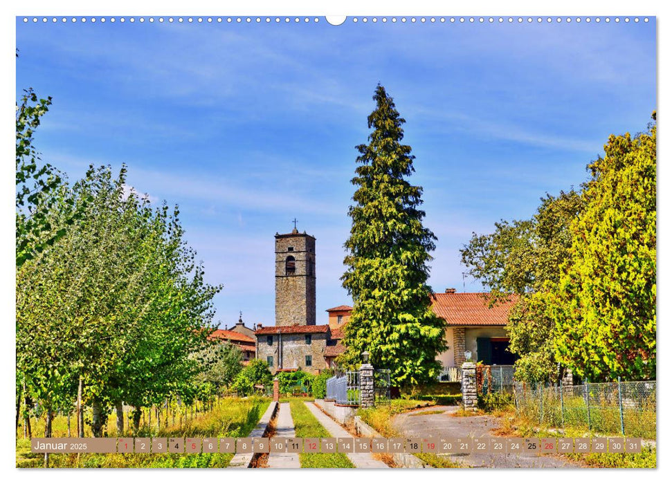 Garfagnana, Impressionen aus dem Norden der Toskana (CALVENDO Premium Wandkalender 2025)