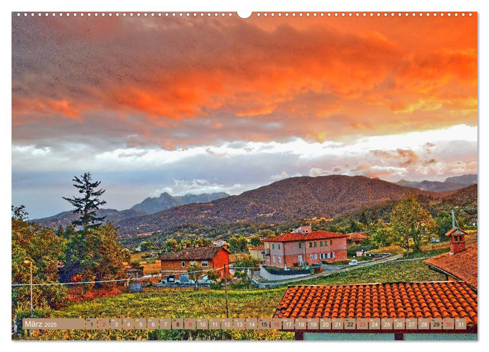 Garfagnana, Impressionen aus dem Norden der Toskana (CALVENDO Premium Wandkalender 2025)