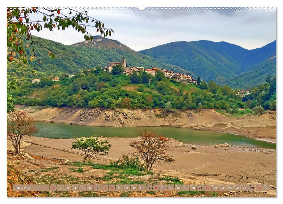 Garfagnana, Impressionen aus dem Norden der Toskana (CALVENDO Premium Wandkalender 2025)