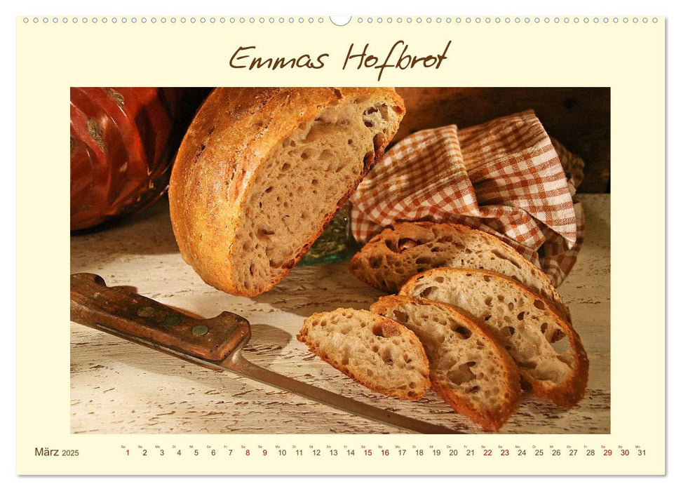 Mein liebstes Brot (CALVENDO Premium Wandkalender 2025)