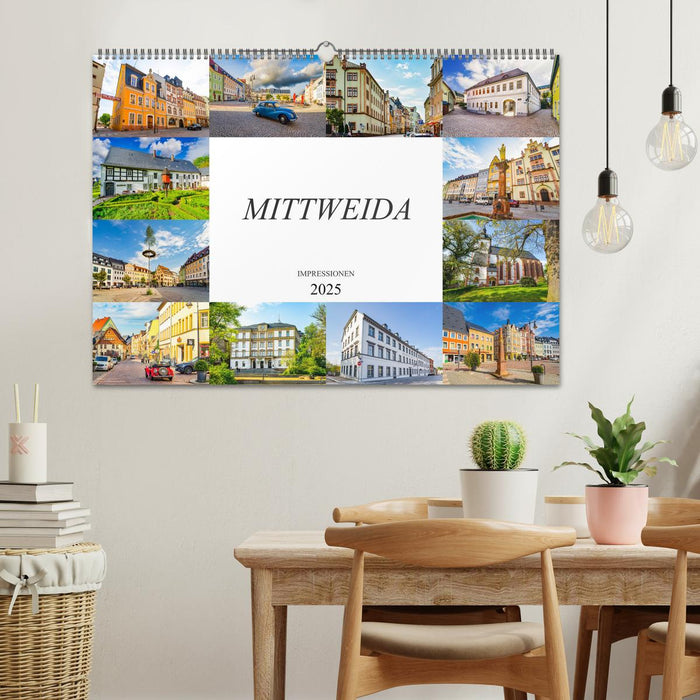 Mittweida Impressionen (CALVENDO Wandkalender 2025)