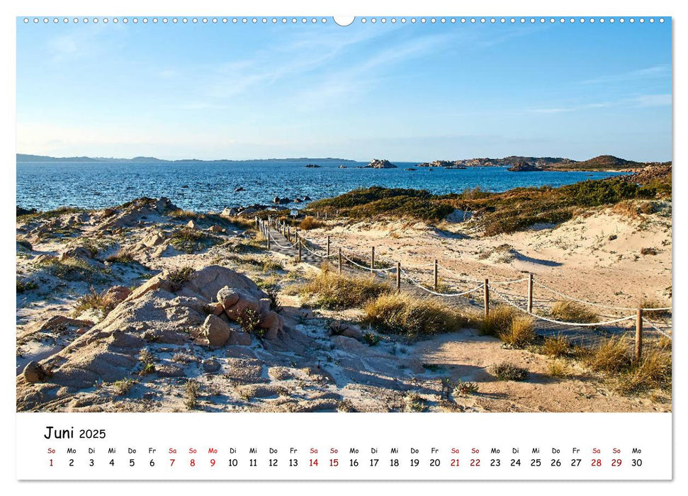 Sardinien - Ein Stück Karibik im Mittelmeer (CALVENDO Premium Wandkalender 2025)