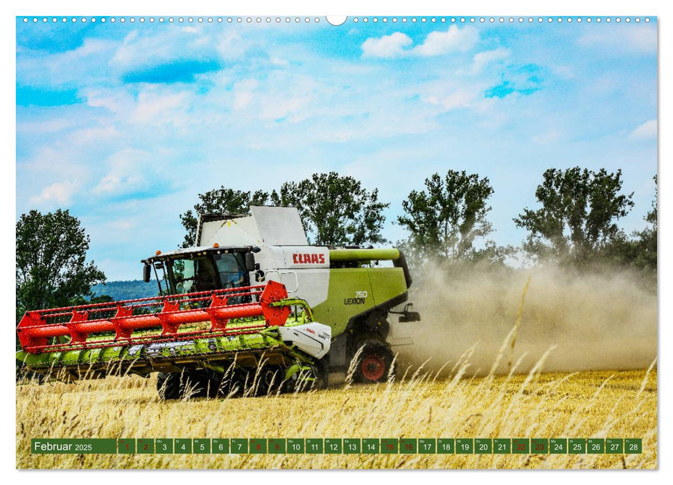 Landwirtschaft - Giganten im Kornfeld (CALVENDO Premium Wandkalender 2025)