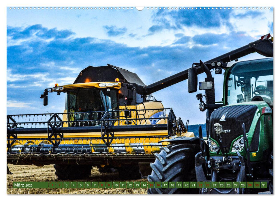 Landwirtschaft - Giganten im Kornfeld (CALVENDO Premium Wandkalender 2025)