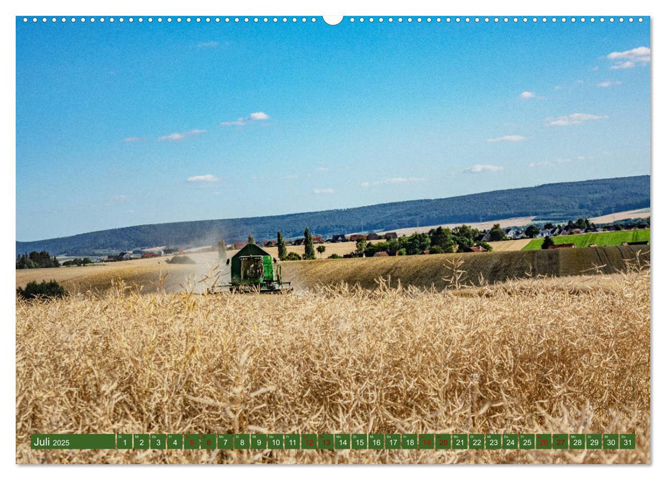 Landwirtschaft - Giganten im Kornfeld (CALVENDO Premium Wandkalender 2025)