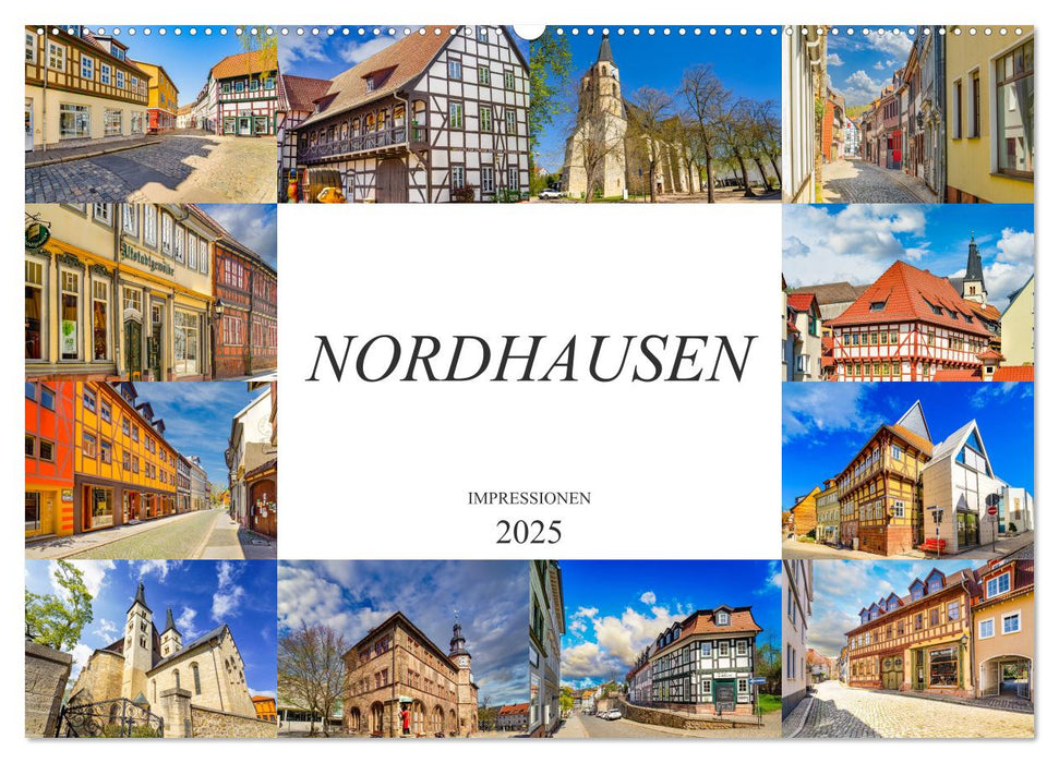 Nordhausen Impressionen (CALVENDO Wandkalender 2025)