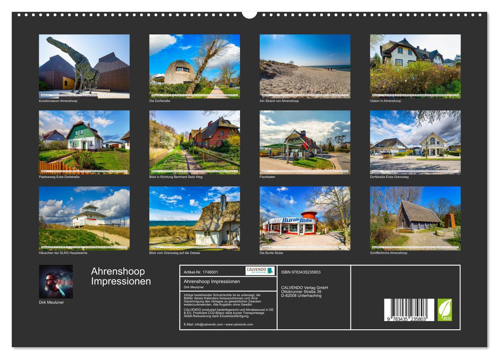 Ahrenshoop Impressionen (CALVENDO Premium Wandkalender 2025)