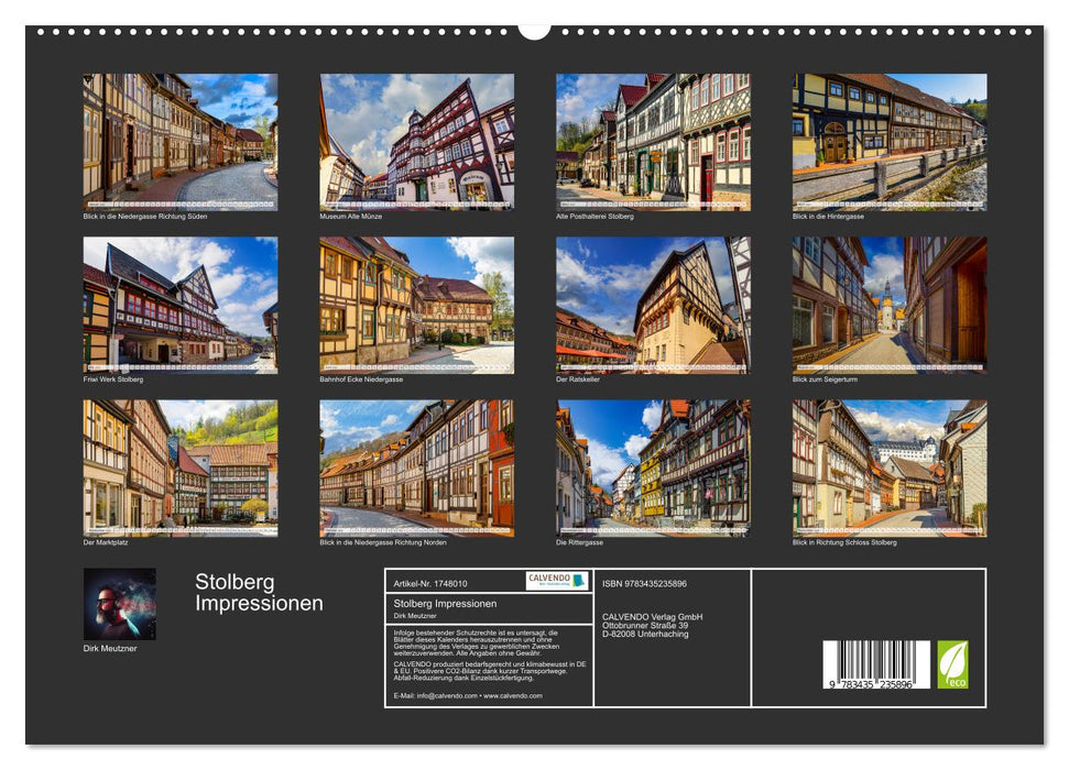 Stolberg Impressionen (CALVENDO Premium Wandkalender 2025)