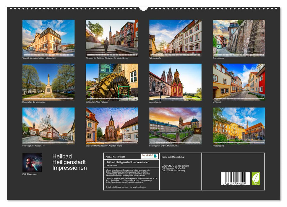 Heilbad Heiligenstadt Impressionen (CALVENDO Premium Wandkalender 2025)