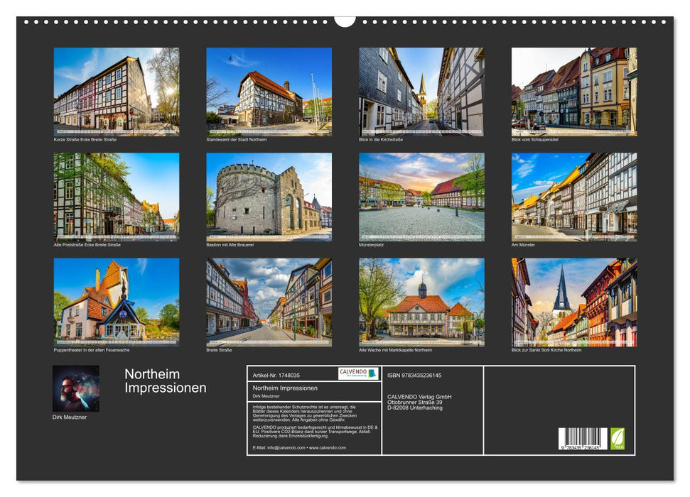 Northeim Impressionen (CALVENDO Wandkalender 2025)