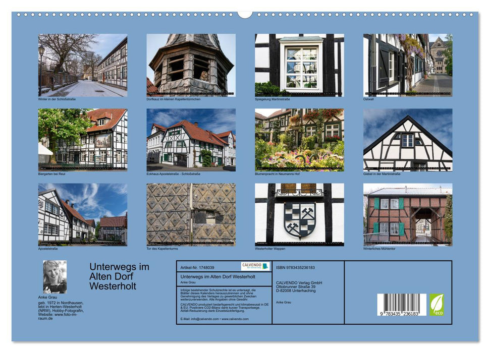 Unterwegs im Alten Dorf Westerholt (CALVENDO Premium Wandkalender 2025)