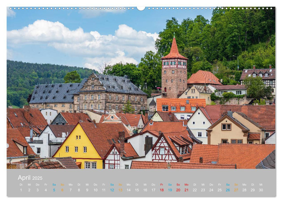 Kulmbach - zu Füßen der Plassenburg (CALVENDO Premium Wandkalender 2025)