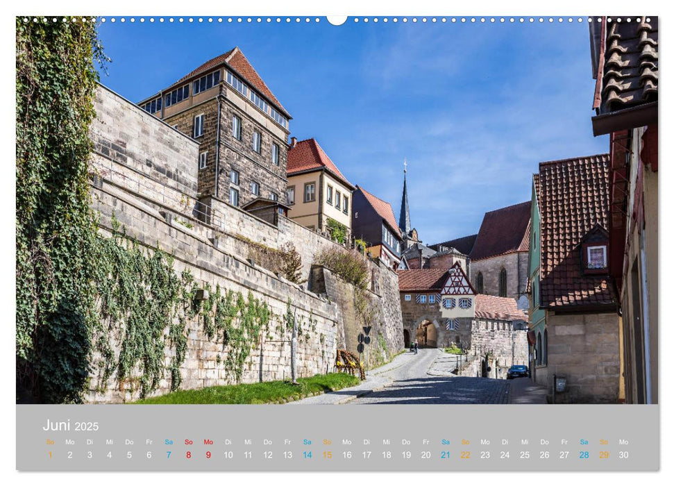 Kronach - drei Flüsse und eine Festung (CALVENDO Premium Wandkalender 2025)