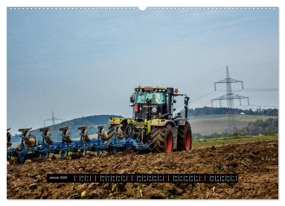 Landwirtschaft - Von der Saat bis zur Ernte (CALVENDO Premium Wandkalender 2025)