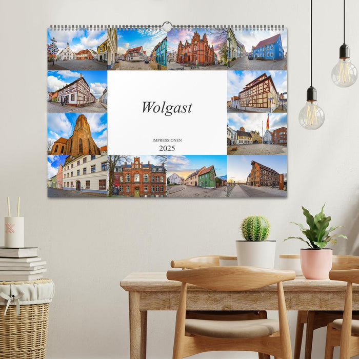 Wolgast Impressionen (CALVENDO Wandkalender 2025)