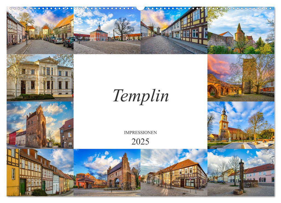 Templin Impressionen (CALVENDO Wandkalender 2025)