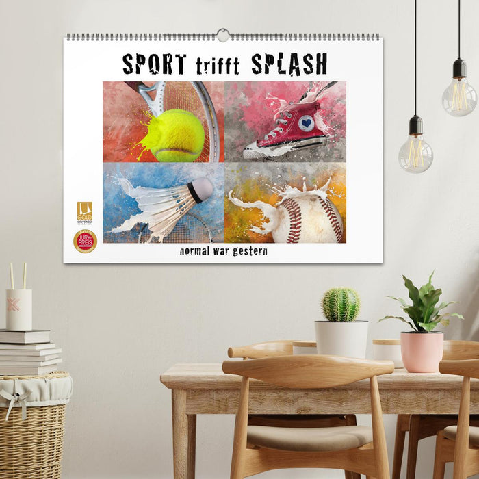 SPORT trifft SPLASH - normal war gestern (CALVENDO Wandkalender 2025)