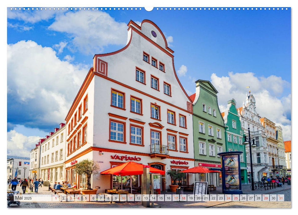 Rostock Impressionen (CALVENDO Premium Wandkalender 2025)