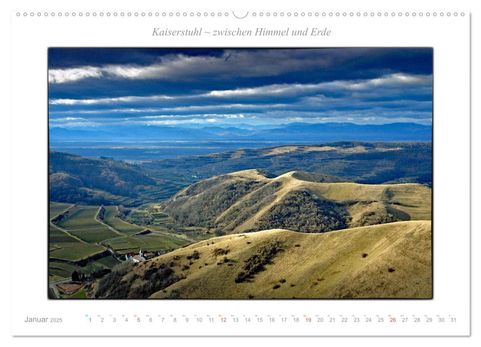 Kaiserstuhl zwischen Himmel und Erde (CALVENDO Premium Wandkalender 2025)