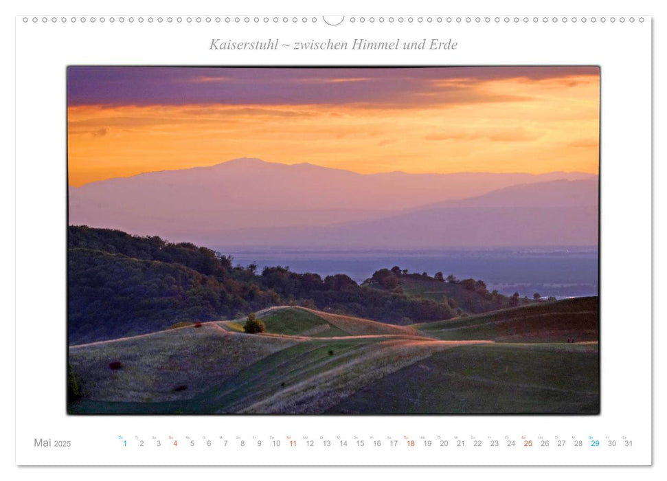 Kaiserstuhl zwischen Himmel und Erde (CALVENDO Premium Wandkalender 2025)