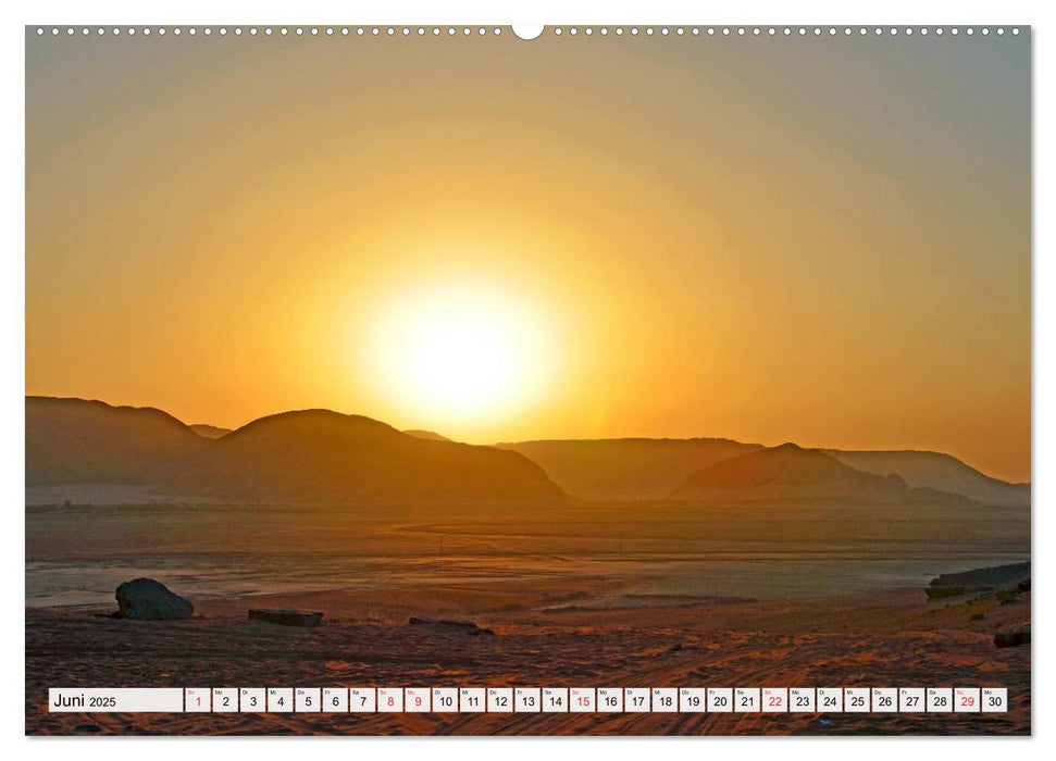 WADI RUM, die einzigartige Felswüste in Jordanien (CALVENDO Premium Wandkalender 2025)