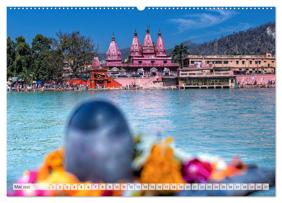 INDIEN Allahabad Haridwar Varanasi Vrindavan (CALVENDO Premium Wandkalender 2025)