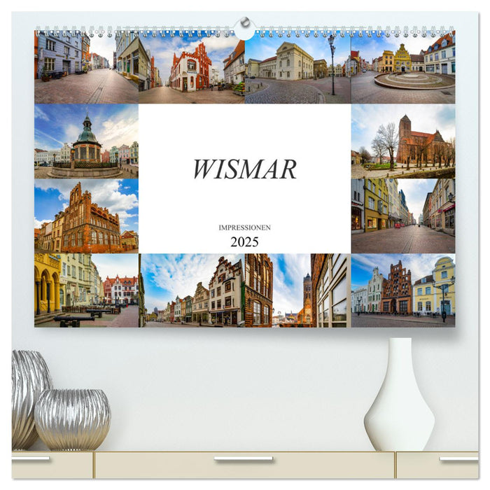 Wismar Impressionen (CALVENDO Premium Wandkalender 2025)