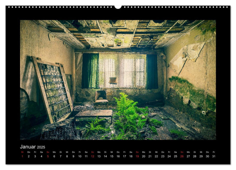 Die Schönheit des Verfalls - Lost Places (CALVENDO Wandkalender 2025)