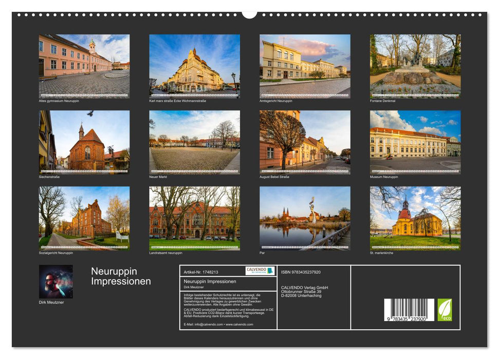 Neuruppin Impressionen (CALVENDO Premium Wandkalender 2025)