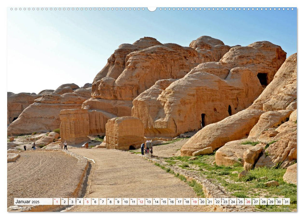 PETRA, die legendäre Nabatäerstadt (CALVENDO Premium Wandkalender 2025)