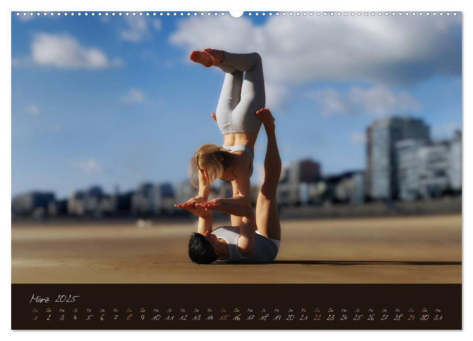 YogaPaare (CALVENDO Premium Wandkalender 2025)