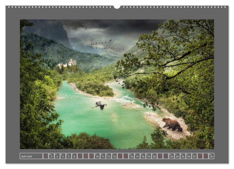 Uraltes Land (CALVENDO Premium Wandkalender 2025)