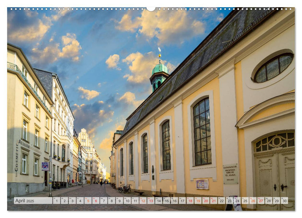 Wunderschönes Schwerin (CALVENDO Premium Wandkalender 2025)