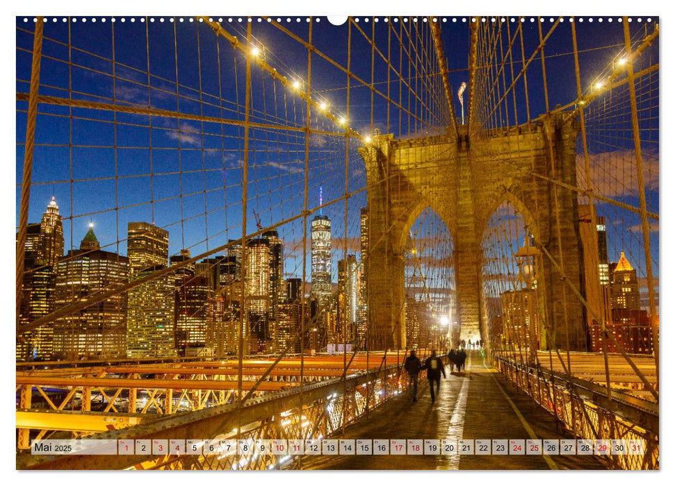 New York - United States of America (CALVENDO Premium Wandkalender 2025)