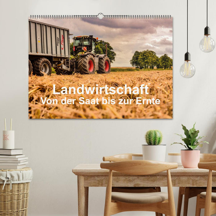 Landwirtschaft - Von der Saat bis zur Ernte (CALVENDO Wandkalender 2025)