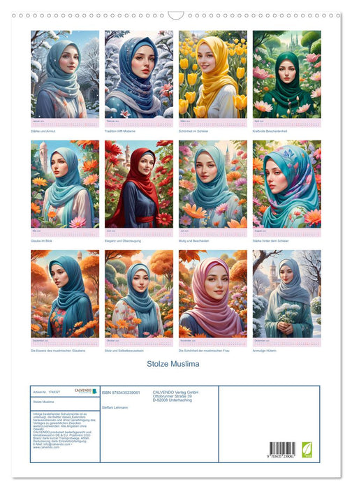 Stolze Muslima (CALVENDO Wandkalender 2025)